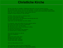 Tablet Screenshot of christlichekirche.de